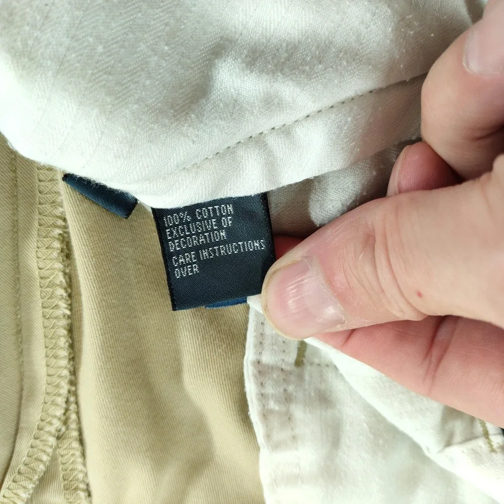 Polo Ralph Lauren Shorts Mens 34 Beige 9 Inch Classic Chino Cotton Casual